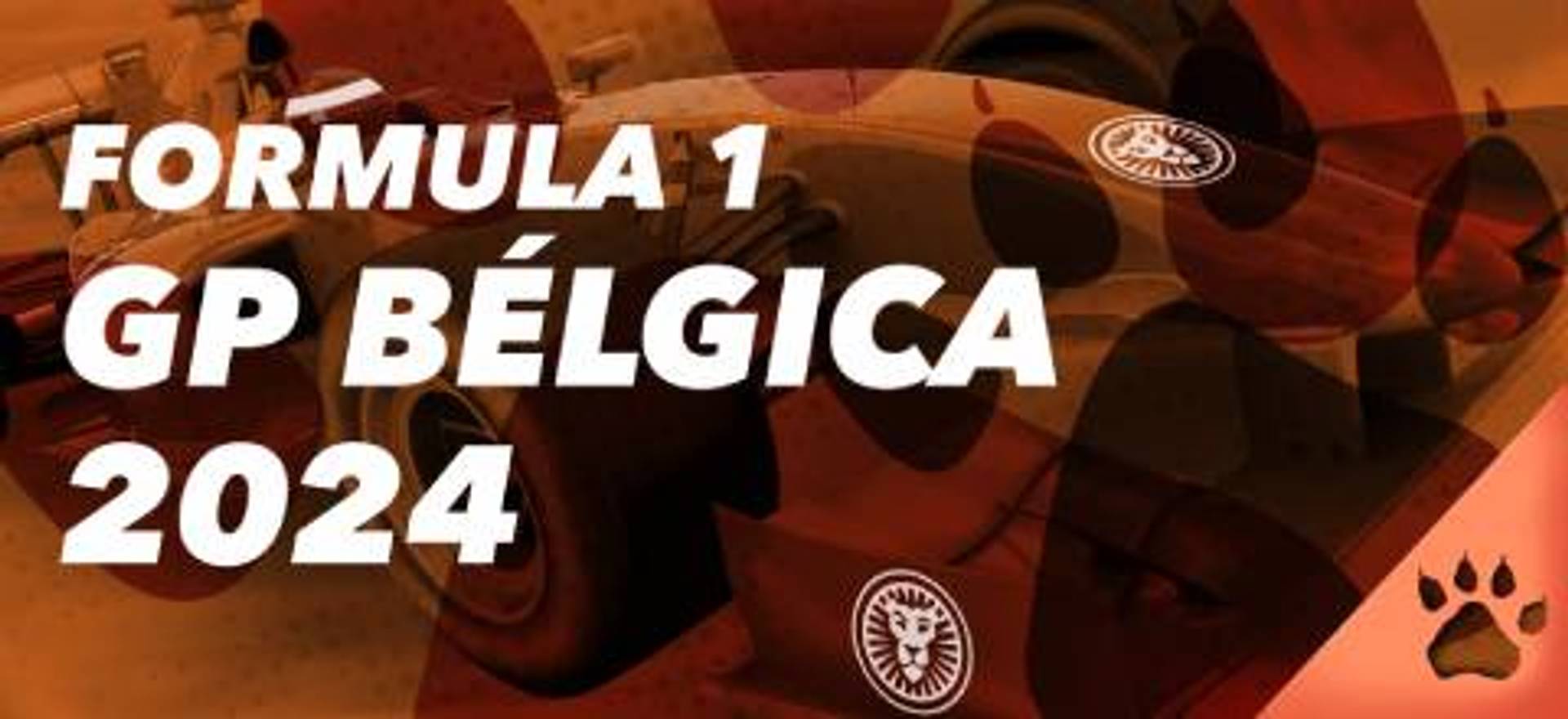 Fórmula 1 GP Bélgica 2024, coche de carreras en segundo plano.