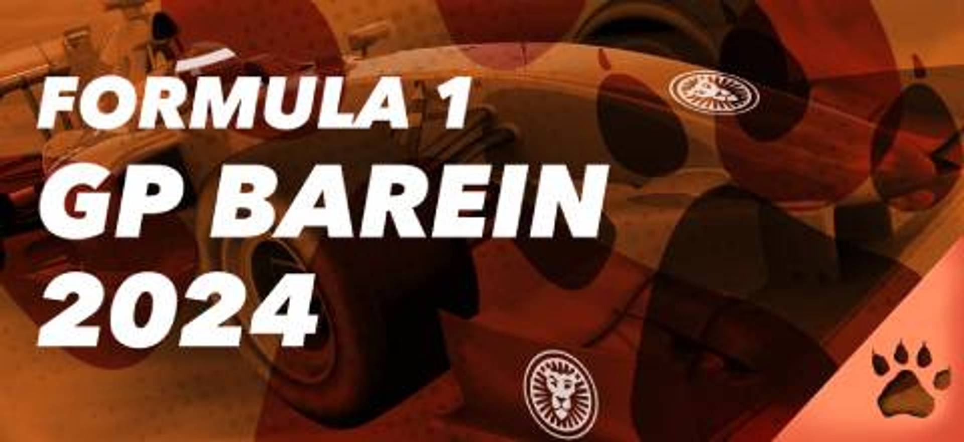 Fórmula 1 GP Bahréin 2024 sobre un coche de carreras con el logo de la marca.