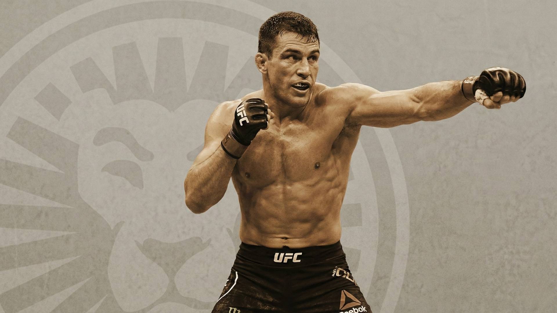 participante de UFC listo para pelear