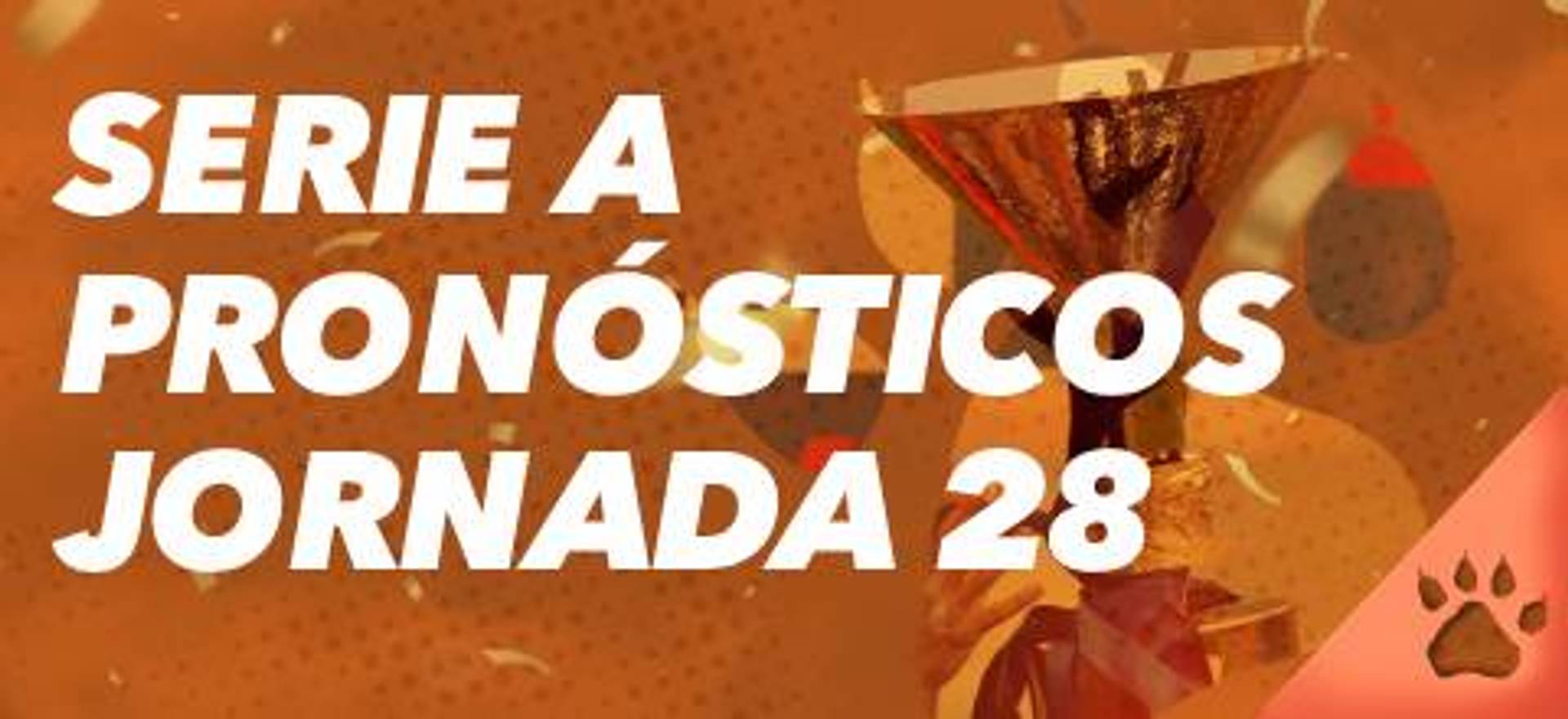 LeoPronóstico para la Jornada 28, con un trofeo.