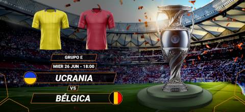 Ucrania vs. Bélgica - Grupo E | LeoVegas Pronósticos